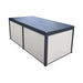 10′ × 20′ (3 × 5.8 m) Aluminum Louver Roof Slatted Pergola with Motorized Retractable Side Screens, TMG-LPG21-PRO TMG Industrial