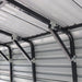 TMG-MSB1230 12' x 30' Metal Shed Boat Shelter with 12.5' peak height and 10.5' sidewall height, galvanized steel frame and metal roof panels