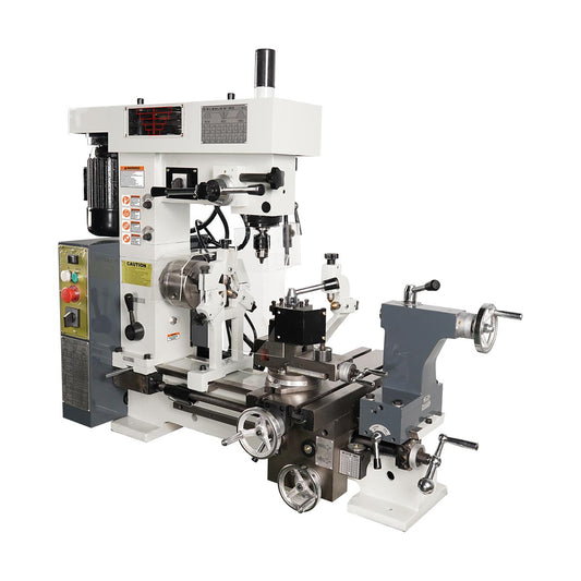 TMG-MT20MP 16" x 20" multi-function lathe milling machine with metric and imperial threading, turning and drilling capability
