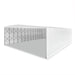 33' x 37' Retractable Mobile Storage Shelter, 20' Clearance Height, 8" Solid Rubber Tires, 28oz PVC Cover TMG Industrial CA