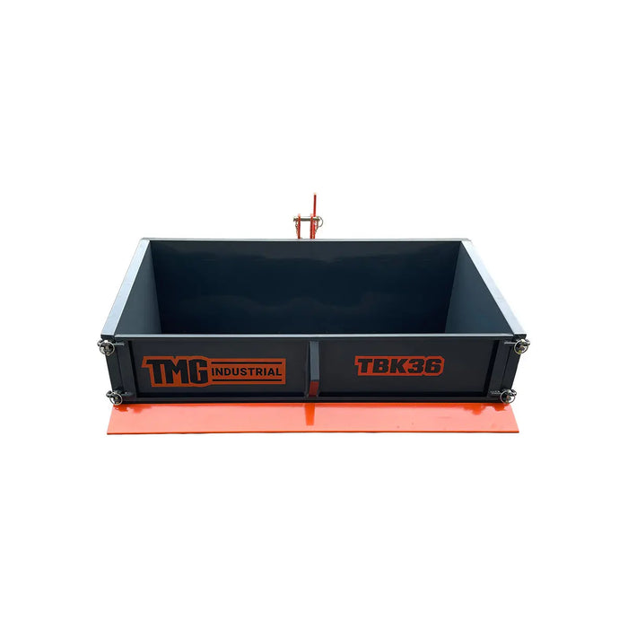 3 Point Hitch Transport Box, Manual Tipping, 25-30 HP Tractors, TMG-TBK36