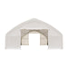 TMG-ST3052E 30' x 50' straight wall peak ceiling storage shelter with 10 oz PE cover
