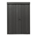 TMG-MS0304-PRO 3x4 Pro Series galvanized metal shed with 73 inch pent roof and 41x68 inch locking door, durable weather-resistant outdoor storage