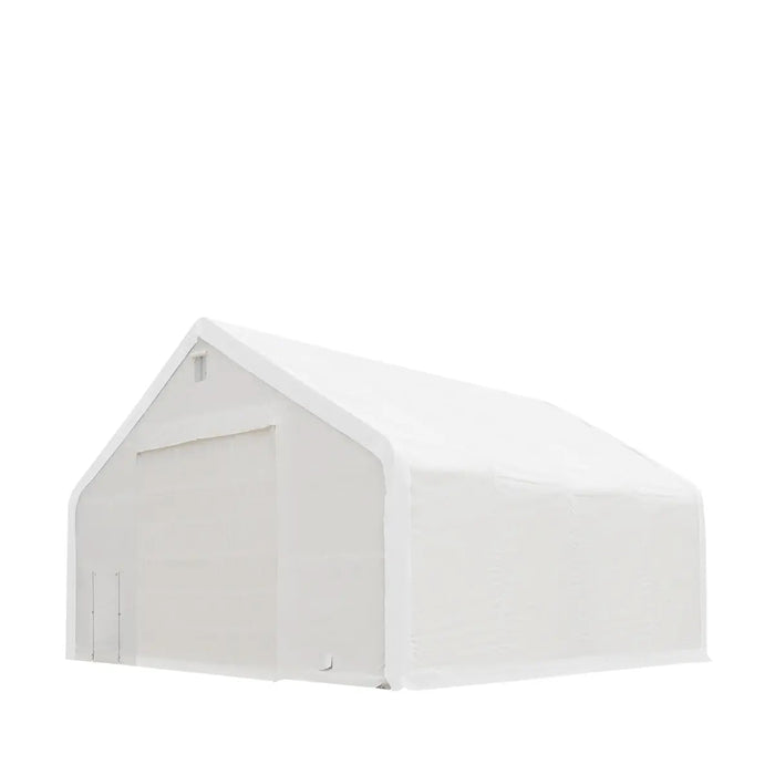 40' x 40' Dual Truss Storage Shelter with Heavy Duty 21 oz PVC Cover & Drive Through Doors, TMG-DT4041
