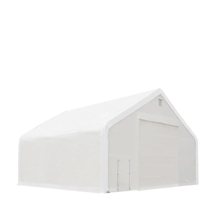 40' x 40' Dual Truss Storage Shelter with Heavy Duty 21 oz PVC Cover & Drive Through Doors, TMG-DT4041