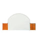TMG-DT4022CG8 40' x 20' dual truss container shelter with heavy duty 21 oz PVC cover and fully enclosed front and back walls
