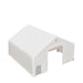 TMG-DT4042 40' x 40' dual truss storage shelter with heavy duty 21 oz PVC cover and drive-through doors
