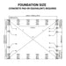 TMG-DT4042 40' x 40' dual truss storage shelter with heavy duty 21 oz PVC cover and drive-through doors
