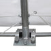 TMG-DT4042 40' x 40' dual truss storage shelter with heavy duty 21 oz PVC cover and drive-through doors
