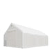 TMG Industrial 40' x 60' Dual Truss Storage Shelter with Heavy Duty 21 oz PVC Cover & Drive Through Doors, TMG-DT4062