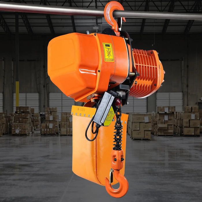 Draadloze elektrische kettingtakel met een hefvermogen van 2000 kg en een hefhoogte van 6 meter, IP54-bescherming, DOBA-AHE2