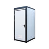 4' Portable Washroom with Ceramic Toilet, Sink and Solar Powered Exhaust Fan, TMG-FTS04