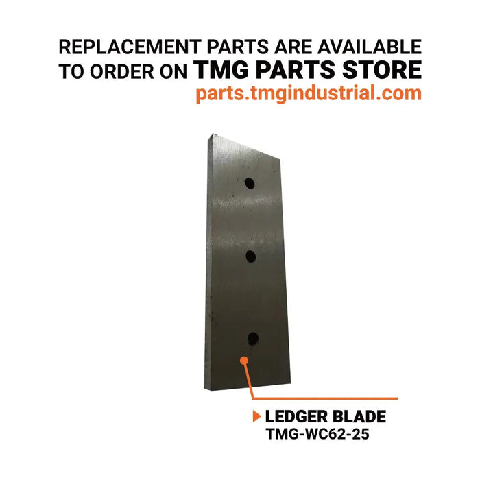 Houtversnipperaar met aftakas van 6 inch, versnippercapaciteit van 6 inch, categorie 1 aansluiting, tractor van 30-75 pk, inclusief aftakas, TMG-WC62