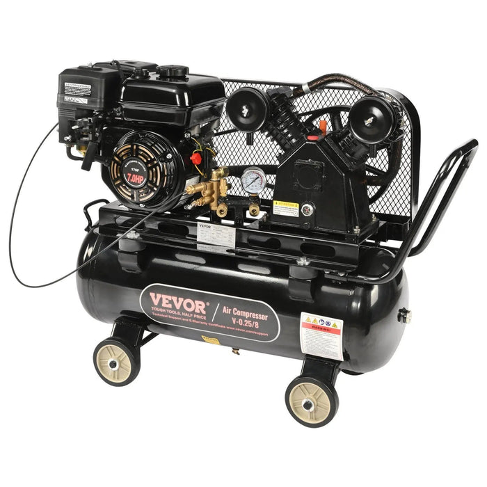 13.2 Gallon Tank Gas-Powered Air Compressor, 7HP, Heavy-Duty Portable Design, DOBA-AC13G