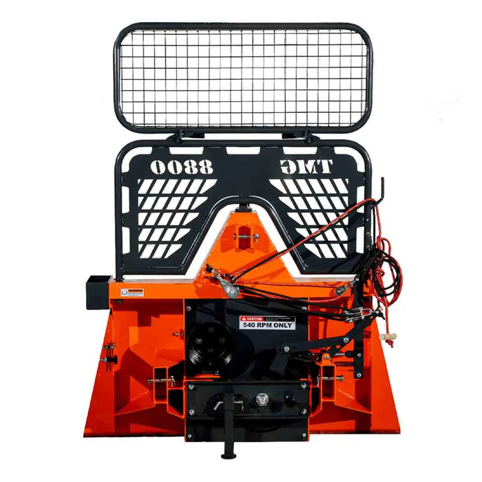 8.800 lb lier Pro – Aanbouwdeel voor tractoren van 30-50 pk, driepuntsophanging, 60 m stalen kabel TMG-FW50T