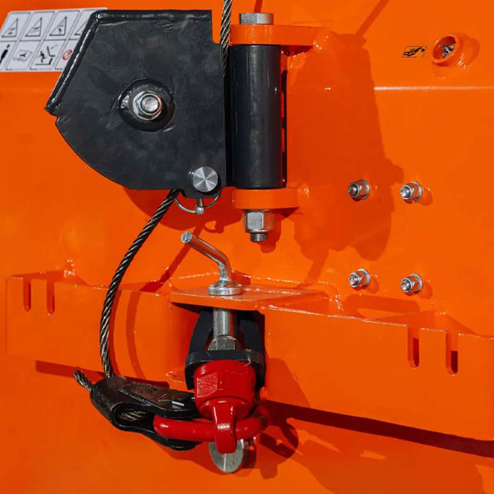 8.800 lb lier Pro – Aanbouwdeel voor tractoren van 30-50 pk, driepuntsophanging, 60 m stalen kabel TMG-FW50T