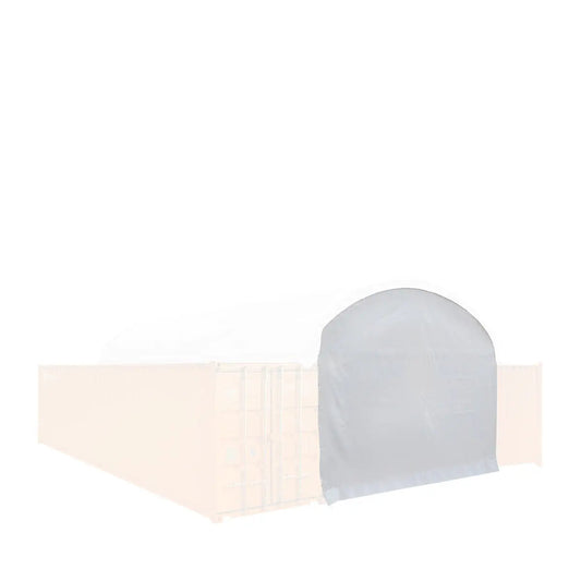 Back End Wall Kit, Compatible with TMG-DT2041CV container shelters installed with the high cube containers (9’6"), TMG-DT20BW9V