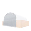 Back End Wall Kit, Compatible with TMG-DT3020C and DT3040C container shelters installed with the standard height containers (8’6"), TMG-DT30BW8V