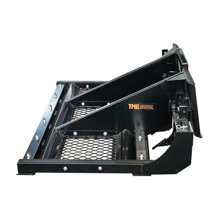 TMG Industrial 72” Skid Steer Land Plane, Adjustable & Reversible Scarifier Teeth, Bolt-On Cutting Blades, Removable Sift Screen, TMG-SLP70
