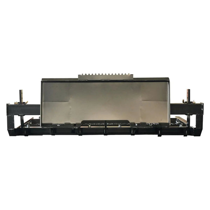 TMG Industrial 72” Skid Steer Land Plane, Adjustable & Reversible Scarifier Teeth, Bolt-On Cutting Blades, Removable Sift Screen, TMG-SLP70