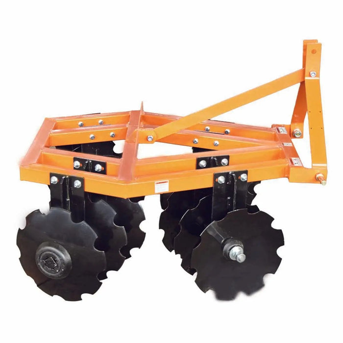 TMG Industrial 48” Notched Disc Harrow, 3-Point Hitch, Cat 1 Hook-up, 20-30 HP Tractors, TMG-TDH04