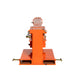 TMG-FJC66P Forklift Telescoping Pivoting Jib Crane, 6600 lb capacity with adjustable 30”-138” boom and lock pin safety