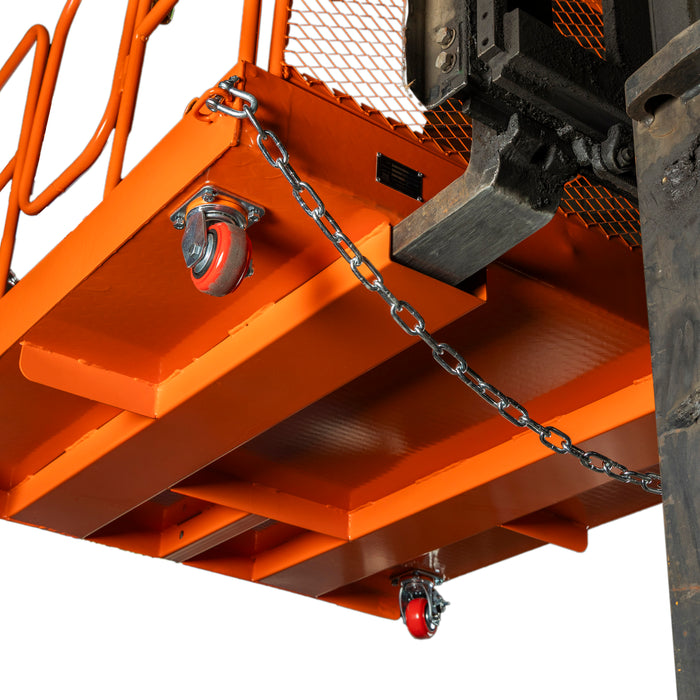 TMG-FWP33 forklift work platform, 54” x 54”, 3300 lb capacity
