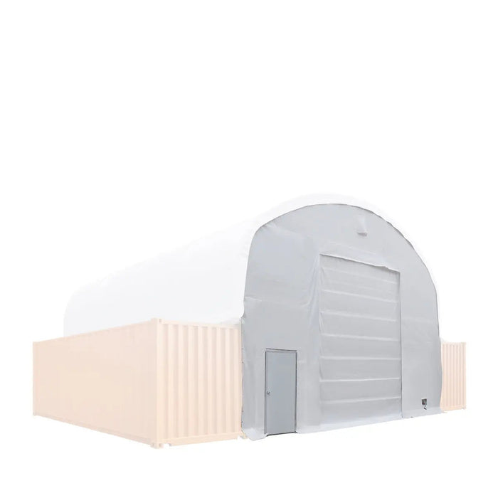 Front End Wall Kit, Compatible with TMG-DT3020C and DT3040C container shelters installed with the standard height containers (8’6"), TMG-DT30FW8V