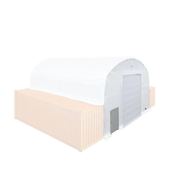 Front End Wall Kit, Compatible with TMG-DT3020C and DT3040C container shelters installed with the standard height containers (8’6"), TMG-DT30FW8V