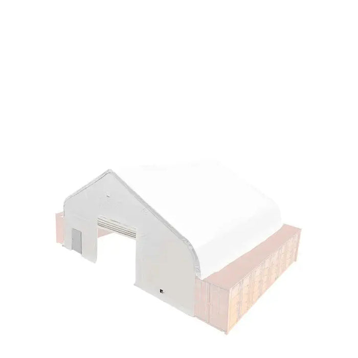 Front End Wall Kit, Compatible with TMG-DT5040CF-PRO container shelter installed with the standard height container (8’6"), TMG-DT50FW8V