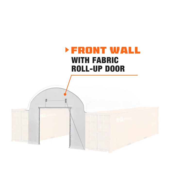 Front End Wall Kit, Compatible with TMG-ST2041CV and TMG-ST2021CE installed with standard height container (8’6"), TMG-ST20FW8V