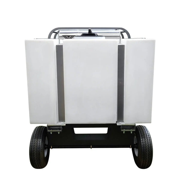 HYDRO TEK Nilfisk 3000 PSI 4.8 GPM Hot Water Pressure Washer, ATV Tow & Stow Cart + Tank Skid Package, Vanguard Engine, MADE IN USA, Mfr Model # (SS30005VS, T185TW, TSKDT)
