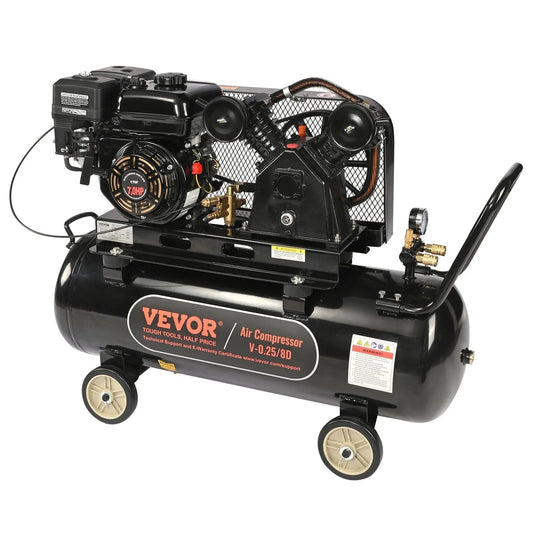 21 Gallon Tank Gas Air Compressor, 7HP, Portable Heavy-Duty Design, DOBA-AC21G
