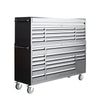 Pro Series 72” Rolling Tool Chest with 26 Drawers, Casters & Power Strip TMG-SC7226