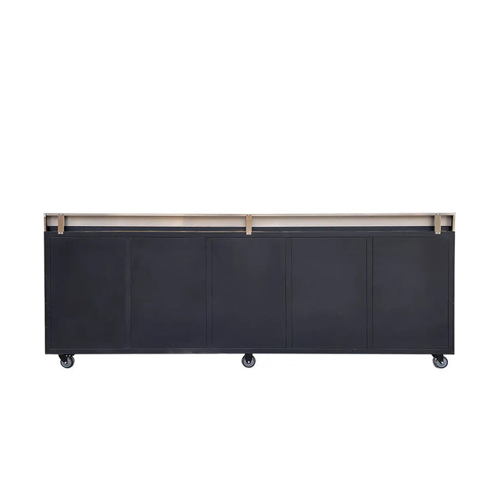 TMG Industrial Pro Series 9-FT 20 Drawer Workbench with Stainless Table Top and Drawer Fronts, Double Slide Lockable Drawers, TMG-WB921S(Previously TMG-WB21DS)