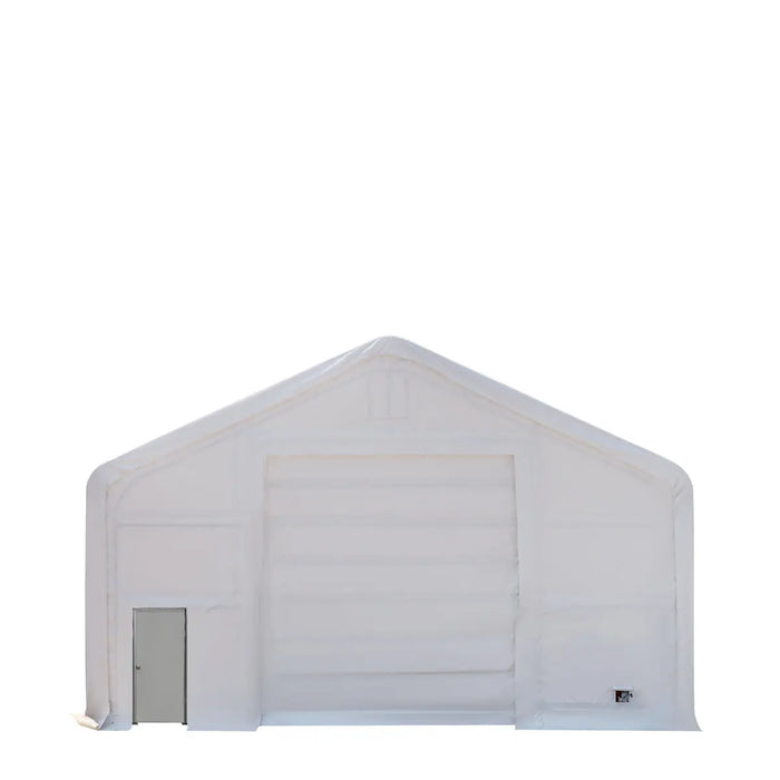 30' x 80' Dual Truss Storage Shelter with Heavy Duty 17 oz PVC Cover & Drive Through Doors, TMG-DT3082 (Previously TMG-DT3081) - TMG Industrial