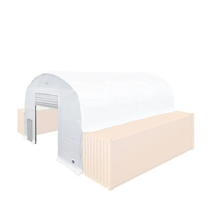 TMG Industrial Front End Wall Kit, Compatible with TMG-DT3020C and DT3040C container shelters installed with the standard height containers (8’6”), TMG-DT30FW8V