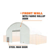 Front End Wall Kit, Compatible with TMG-DT4041C and DT4041CF container shelters installed with the standard height containers (8’6”), TMG-DT40FW8V