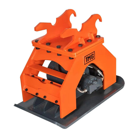 TMG Industrial 11,000-lbf Hydraulic Plate Compactor, 4-7 Ton Excavator Weight, 39” Compact Capacity, TMG-ECP41