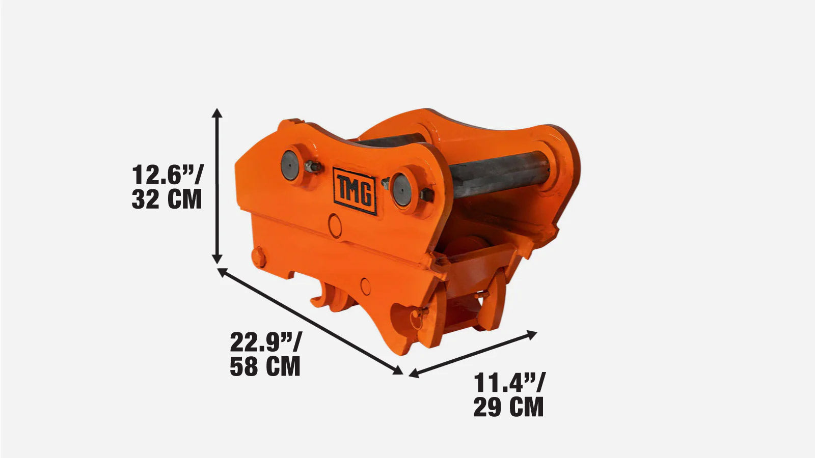 Snelkoppeling voor graafmachine, 1-¾