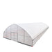 TMG Industrial 30’ x 80’ Tunnel Greenhouse Grow Tent w/6 Mil Clear EVA Plastic Film, Cold Frame, Hand Crank Roll-Up Sides, Peak Ceiling Roof, TMG-GH3080