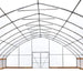 TMG Industrial 30’ x 80’ Tunnel Greenhouse Grow Tent w/6 Mil Clear EVA Plastic Film, Cold Frame, Hand Crank Roll-Up Sides, Peak Ceiling Roof, TMG-GH3080