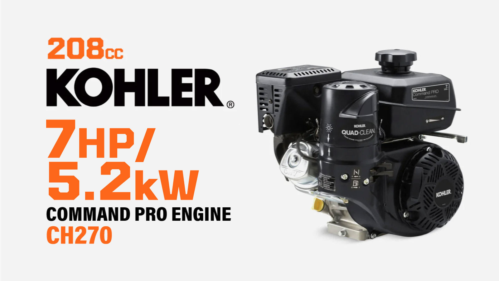 Houtversnipperaar van 10 cm met 7 pk Kohler benzinemotor, omkeerbare messen van 15 cm, dubbele riemaandrijving TMG-GWC4-specifications-image