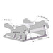 TMG Industrial 11,000-lbf Hydraulic Plate Compactor, 4-7 Ton Excavator Weight, 39” Compact Capacity, TMG-ECP41