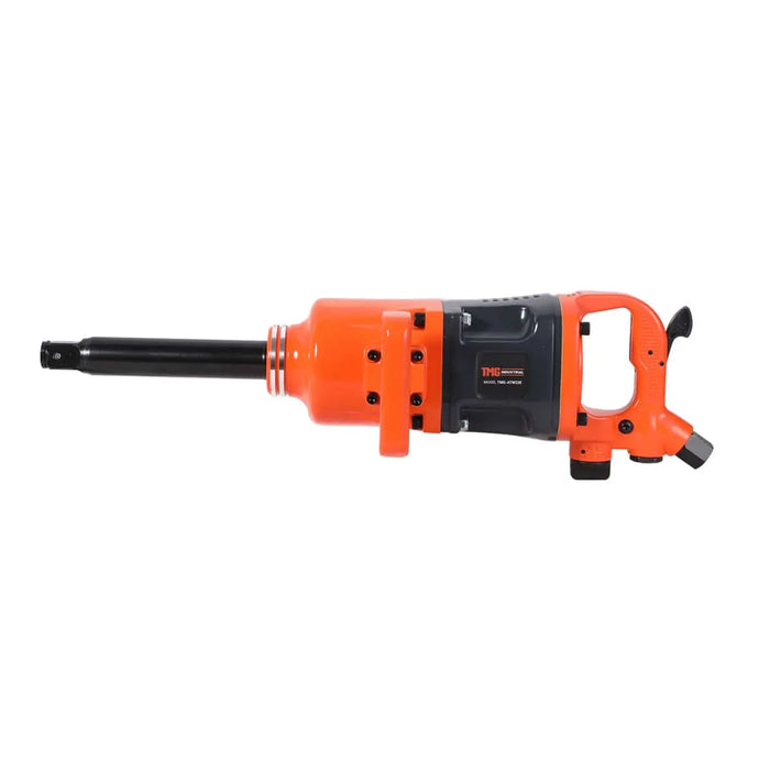 TMG Industrial 1” Drive 2200 ft-lb Pneumatic Extended Impact Wrench Hammer, Aluminum Alloy Housing, 8” Anvil, 175 PSI, TMG-ATW22E