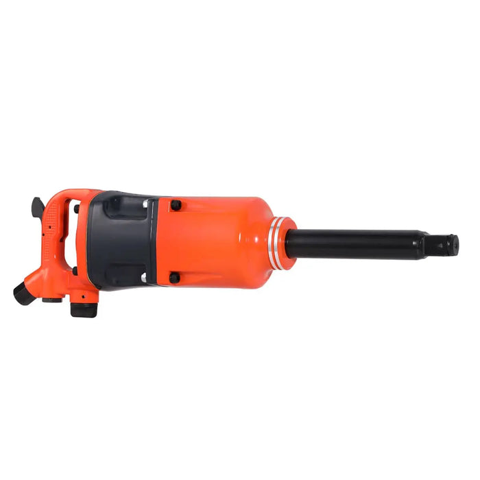 TMG Industrial 1” Drive 2200 ft-lb Pneumatic Extended Impact Wrench Hammer, Aluminum Alloy Housing, 8” Anvil, 175 PSI, TMG-ATW22E