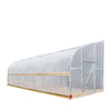 10’ x 30’ Lean-To Greenhouse Grow Tent w/6 Mil Clear EVA Plastic Film, Cold Frame, Hand Crank Roll-Up Side, 6-½’ Sidewall, TMG-GHL1030