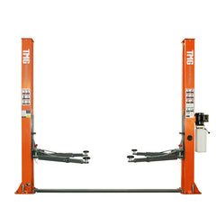 Autolift met twee palen, 10.000 lb capaciteit met vloerplaat en dubbele vergrendeling voor werkplaats en garage TMG-TPL45