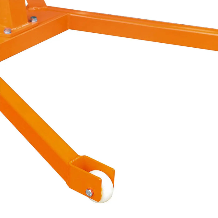 TMG Industrial 1100-lb Mobile Motorcycle Lift, 18” Max. Lift Height, Wide Base Platform, Foot Pedal Operation, Hydraulic Pump, TMG-ALM50