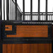 TMG Industrial 12’ Horse Stall Bamboo Panel, Vertical Bar Top, Front panel c/w Window/Feeder and Sliding Door, TMG-FHS13A and FHS13B